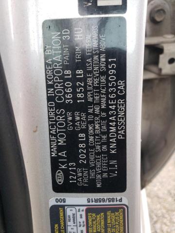 Photo 10 from auction – 2014 KIA RIO LX with VIN KNADM4A34E6350951