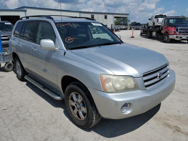 TOYOTA HIGHLANDER 2002 with VIN JTEGF21AX20064531 - Photo from auction