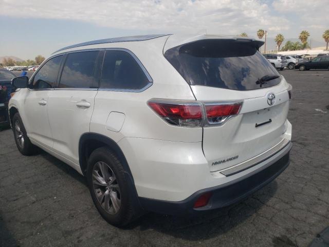Photo 3 from auction – 2014 TOYOTA HIGHLANDER with VIN 5TDJKRFH9ES030389