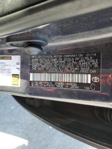 Zdjęcie 10 z aukcji – 2014 TOYOTA PRIUS z VIN JTDKN3DU5E1779745
