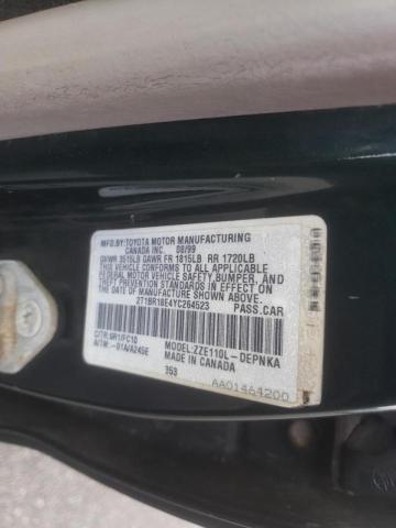 صورة رقم 10 من المزاد - 2000 TOYOTA COROLLA VE مع VIN 2T1BR18E4YC264523