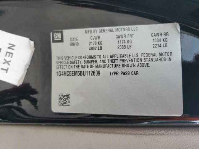 Photo 10 from auction – 2011 BUICK LUCERNE CX with VIN 1G4HC5EM5BU112609