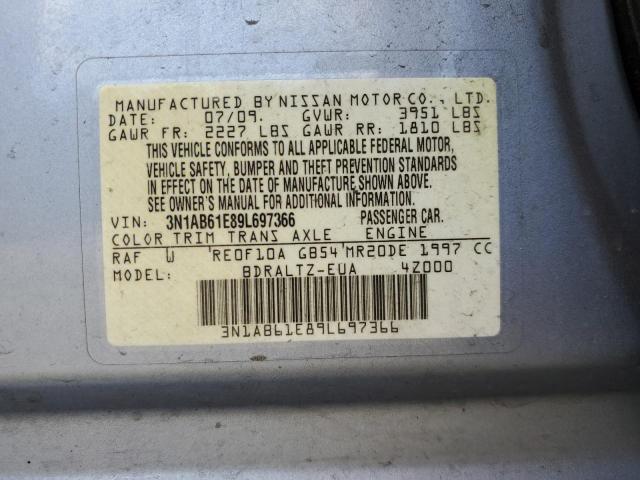 Photo 10 from auction – 2009 NISSAN SENTRA 2.0 with VIN 3N1AB61E89L697366