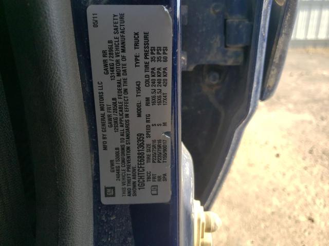 Photo 10 from auction – 2011 CHEVROLET COLORADO L with VIN 1GCHTCFE6B8136359