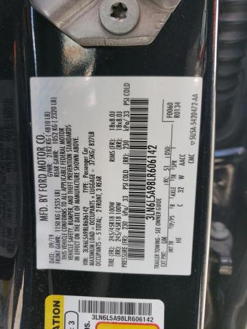 Photo 10 from auction – 2020 LINCOLN MKZ with VIN 3LN6L5A98LR606142