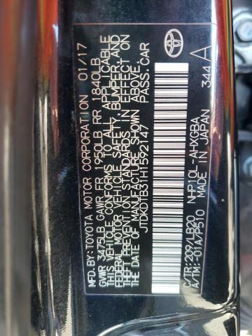 Photo 10 from auction – 2017 TOYOTA PRIUS C with VIN JTDKDTB31H1592147