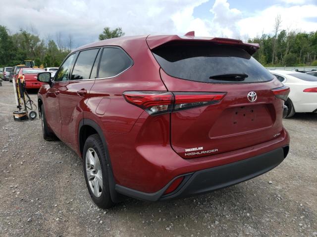 Photo 3 from auction – 2020 TOYOTA HIGHLANDER with VIN 5TDBZRBH2LS023545
