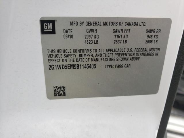 Photo 10 from auction – 2011 CHEVROLET IMPALA POL with VIN 2G1WD5EM9B1146405