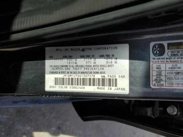 Photo 10 from auction – 2016 MAZDA 3 SPORT with VIN JM1BM1U76G1307378