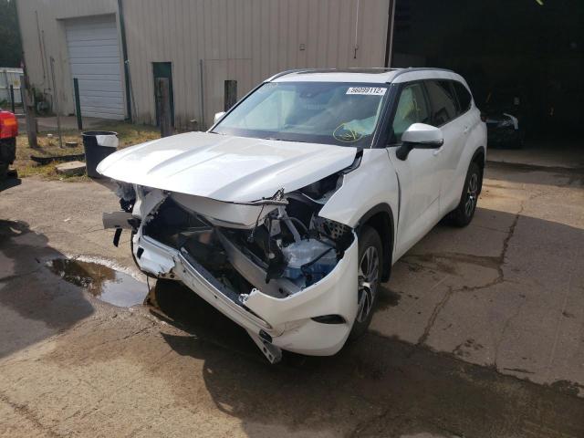 Photo 2 from auction – 2022 TOYOTA HIGHLANDER with VIN 5TDGZRBH1NS161652
