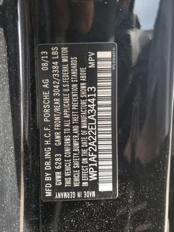 Photo 10 from auction – 2014 PORSCHE CAYENNE with VIN WP1AF2A22ELA34413