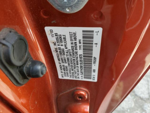 Photo 10 from auction – 2003 HONDA ELEMENT EX with VIN 5J6YH28613L051875