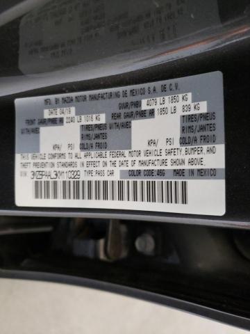 Photo 10 from auction – 2019 MAZDA 3 SELECT with VIN 3MZBPAAL3KM110329
