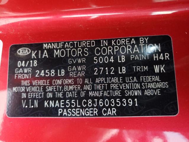 Photo 10 from auction – 2018 KIA STINGER GT with VIN KNAE55LC8J6035391