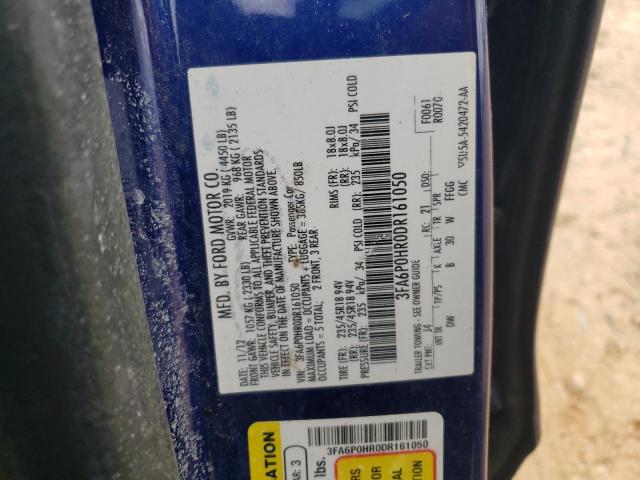 Photo 10 from auction – 2013 FORD FUSION SE with VIN 3FA6P0HR0DR161050