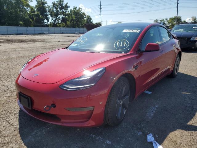 Photo 2 from auction – 2022 TESLA MODEL 3 with VIN 5YJ3E1EBXNF189120