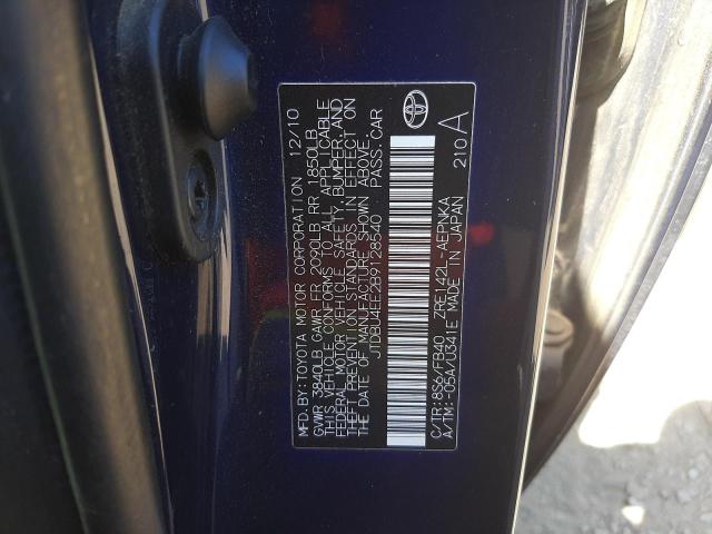 Photo 10 from auction – 2011 TOYOTA COROLLA with VIN JTDBU4EE2B9128540