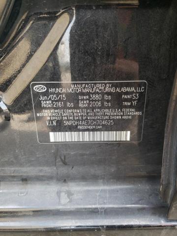 Photo 10 from auction – 2016 HYUNDAI ELANTRA SE with VIN 5NPDH4AE7GH704625