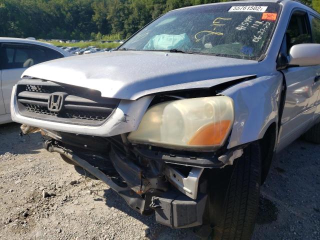 Photo 9 from auction – 2004 HONDA PILOT EXL with VIN 2HKYF185X4H567932