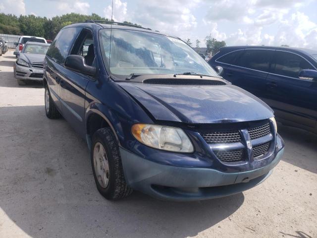 DODGE CARAVAN SE 2002 with VIN 1B4GP25362B732114 - Photo from auction