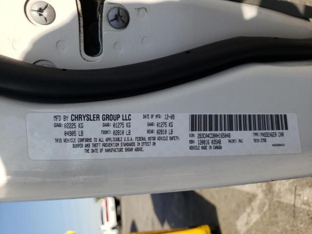 Photo 10 from auction – 2010 DODGE CHARGER with VIN 2B3CA4CD8AH165048