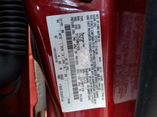 Photo 10 from auction – 2013 FORD FOCUS SE with VIN 1FADP3F24DL177121