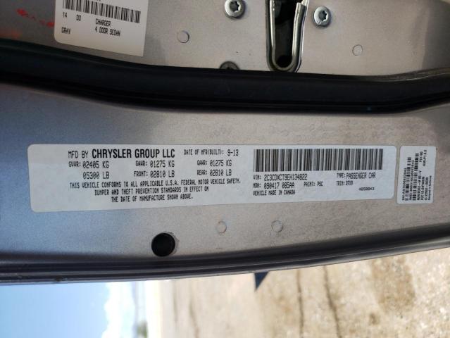 Photo 10 from auction – 2014 DODGE CHARGER R/ with VIN 2C3CDXCT9EH134822