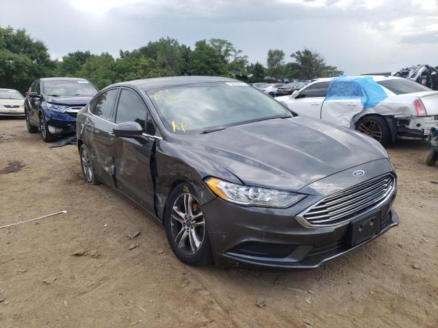 FORD FUSION SE 2018 with VIN 3FA6P0HD1JR153622 - Photo from auction