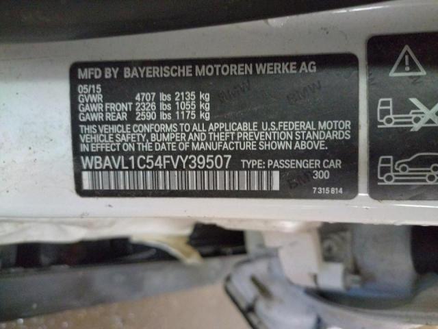 Photo 10 from auction – 2015 BMW X1 XDRIVE2 with VIN WBAVL1C54FVY39507