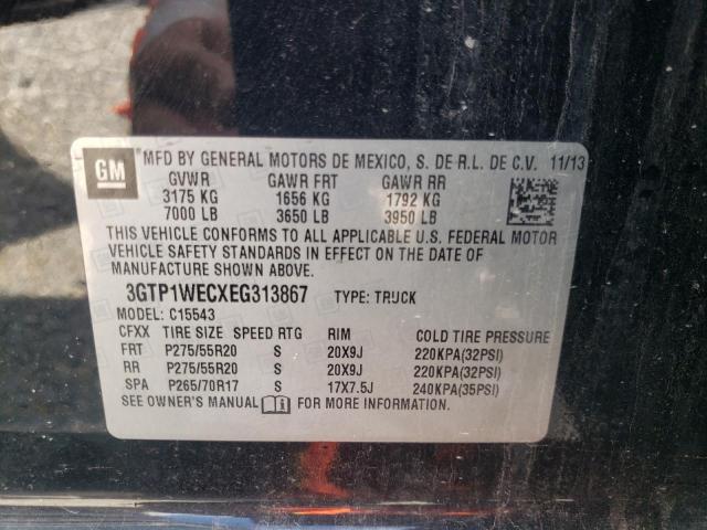 Photo 10 from auction – 2014 GMC SIERRA C15 with VIN 3GTP1WECXEG313867