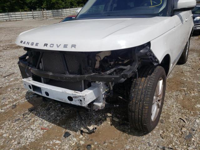 Photo 9 from auction – 2017 LAND ROVER RANGE ROVE with VIN SALGR2FV6HA378566