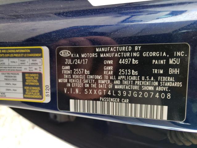 Photo 10 from auction – 2018 KIA OPTIMA LX with VIN 5XXGT4L39JG207408