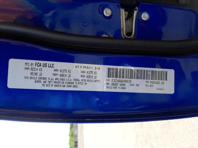 Photo 10 from auction – 2019 DODGE CHARGER SX with VIN 2C3CDXBG6KH506195