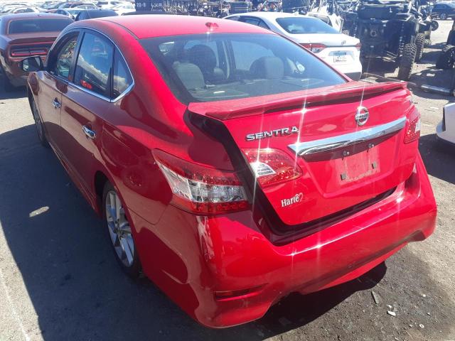 Photo 3 from auction – 2015 NISSAN SENTRA S with VIN 3N1AB7AP3FY226909