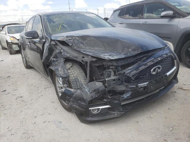 INFINITI Q50 BASE 2014 with VIN JN1BV7AR6EM689528 - Photo from auction