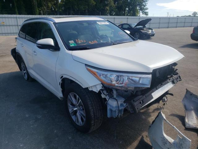 TOYOTA HIGHLANDER 2015 with VIN 5TDJKRFHXFS185907 - Photo from auction