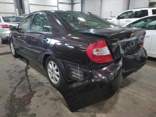 Photo 3 from auction – 2003 TOYOTA CAMRY LE with VIN 4T1BF30K33U562820
