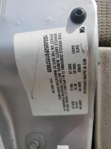 Photo 10 from auction – 2001 SATURN L200 with VIN 1G8JU52F91Y573628