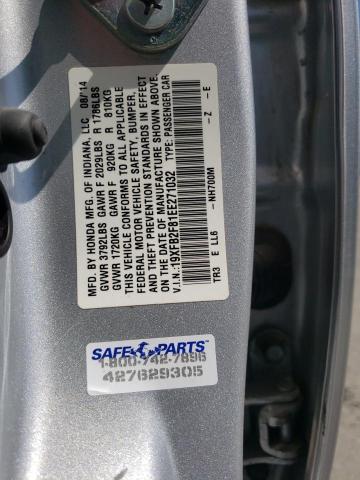 Photo 10 from auction – 2014 HONDA CIVIC EX with VIN 19XFB2F81EE271032