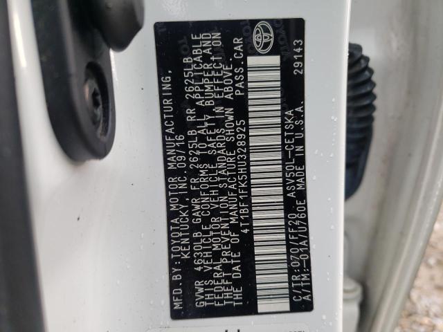 Photo 10 from auction – 2017 TOYOTA CAMRY LE with VIN 4T1BF1FK5HU328925