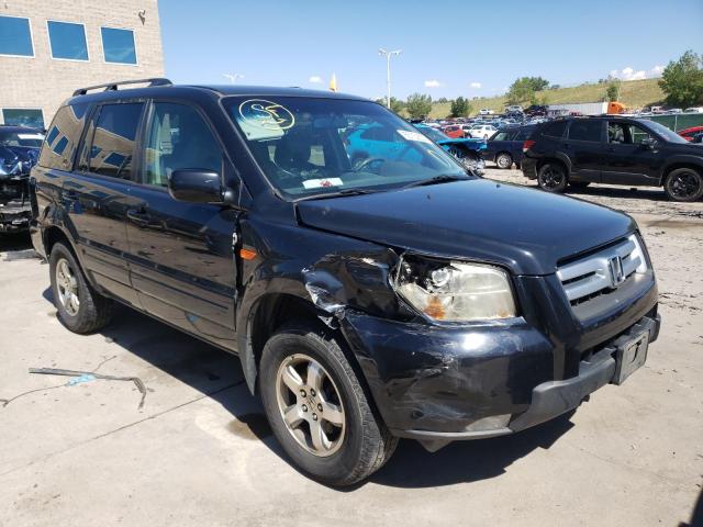 HONDA PILOT EX 2006 with VIN 2HKYF18476H558132 - Photo from auction