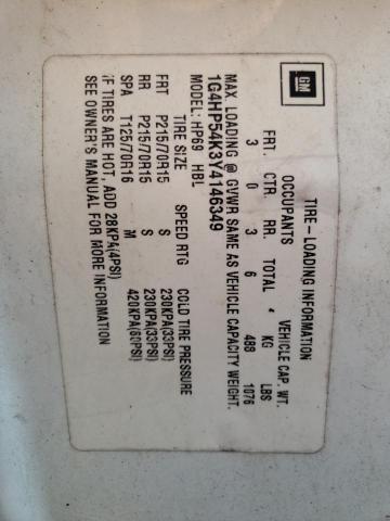 Photo 10 from auction – 2000 BUICK LESABRE CU with VIN 1G4HP54K3Y4146349