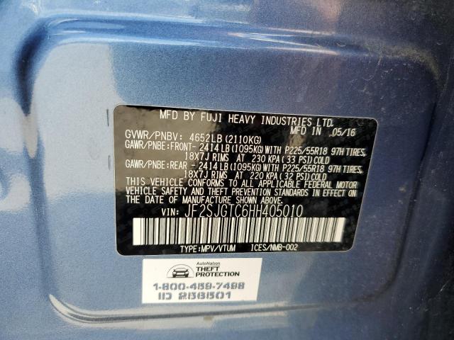 Photo 10 from auction – 2017 SUBARU FORESTER 2 with VIN JF2SJGTC6HH405010