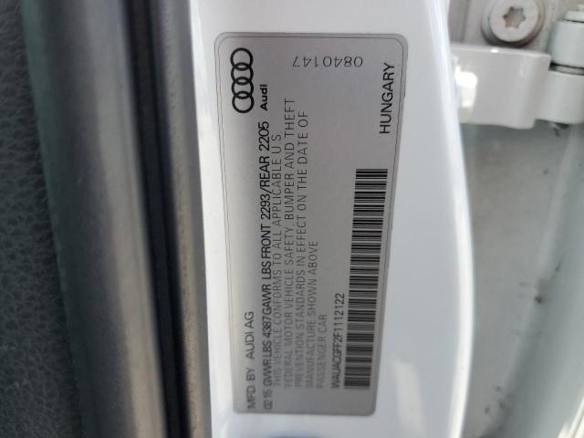 Photo 10 from auction – 2015 AUDI A3 PREMIUM with VIN WAUACGFF2F1112122