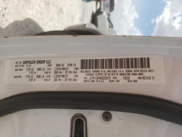 Photo 10 from auction – 2010 DODGE RAM 1500 with VIN 1D7RV1GP4AS233375