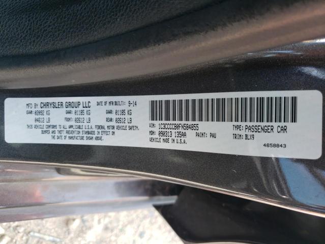 Photo 10 from auction – 2015 CHRYSLER 200 C with VIN 1C3CCCCB0FN584855