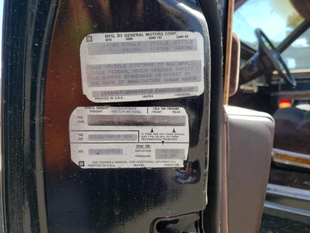 Photo 10 from auction – 1984 BUICK ELECTRA PA with VIN 1G4AU69Y2EH845702