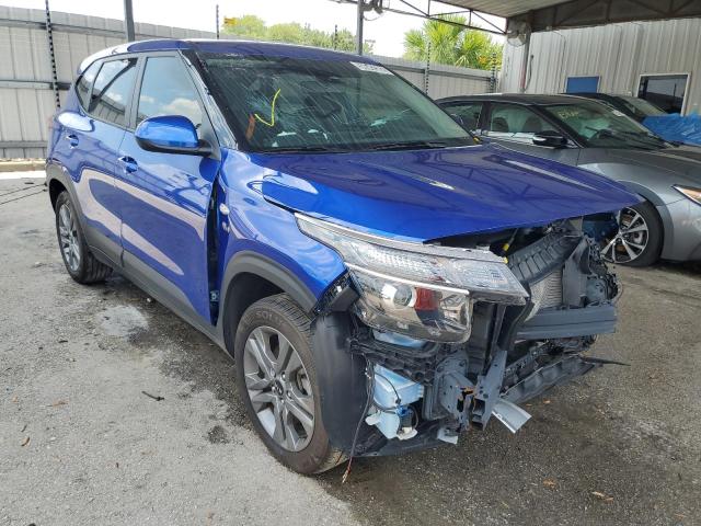 KIA SELTOS LX 2021 with VIN KNDEPCAA7M7129392 - Photo from auction