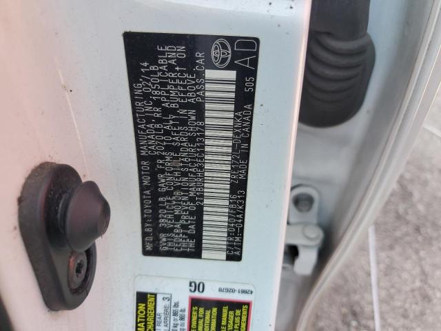 Photo 10 from auction – 2014 TOYOTA COROLLA L with VIN 2T1BURHE3EC113178