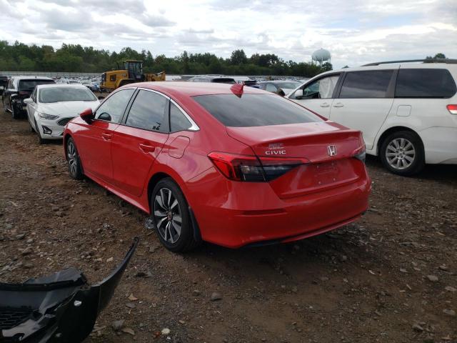 Photo 3 from auction – 2022 HONDA CIVIC EX with VIN 2HGFE1F76NH302452